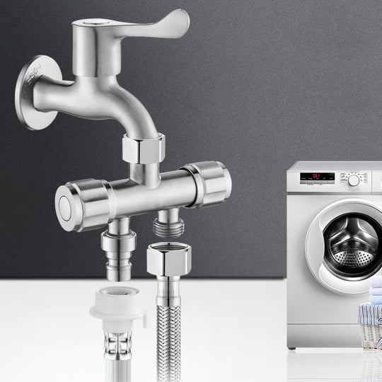 Stainless Steel Washing Machine Faucet Diverter