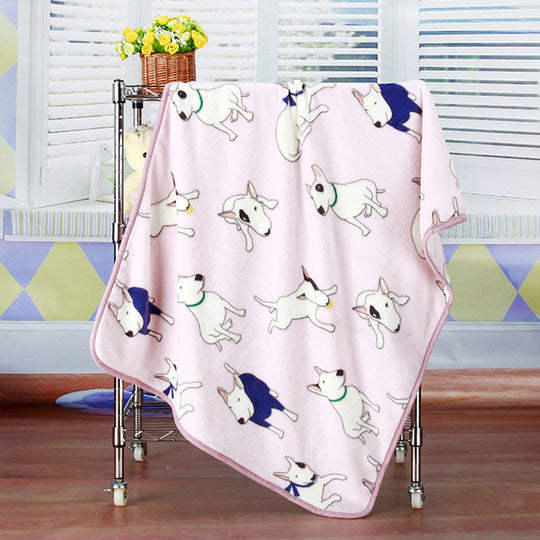 Coral fleece blanket flannel baby blanket cartoon blanket car office knee blanket car inner blanket