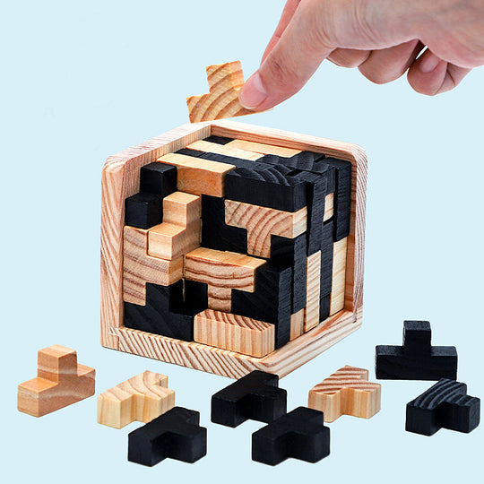 Hot Selling Wooden Puzzle Kongming Lock Luban Lock Toys