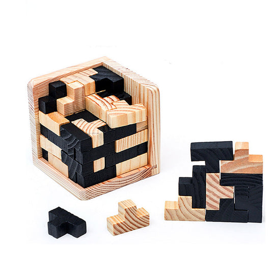 Hot Selling Wooden Puzzle Kongming Lock Luban Lock Toys